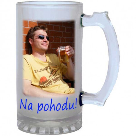 Skleněný korbel