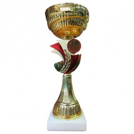 Pohar s mramor. podstavcem s usima 15cm 3001D