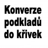 Výšivka, konverze podkladů do křivek